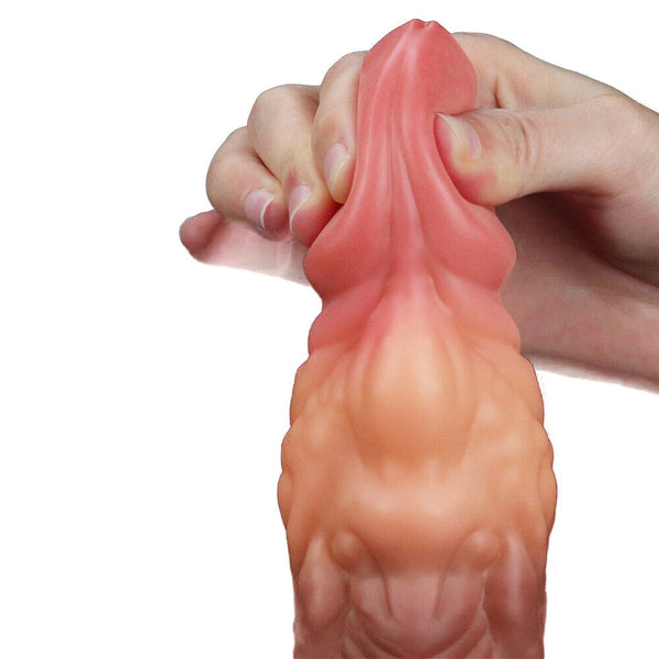 Lovetoy 7 Inch Dual Layered Silicone Cock