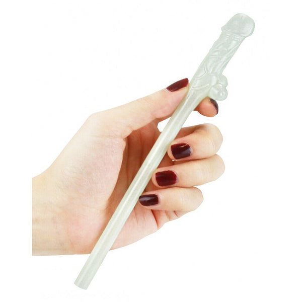 Lovetoy Pack Of 9 Willy Straws Glow In The Dark - Eroticon Ltd