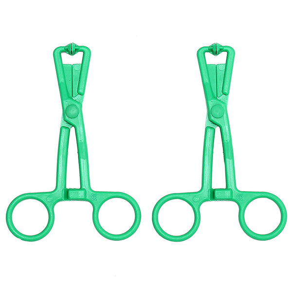 Green Scissor Nipple Clamps With Metal Chain