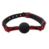 Rouge Garments Leather Croc Print Ball Gag - Eroticon Ltd
