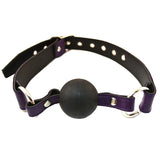 Rouge Garments Ball Gag Purple - Eroticon Ltd