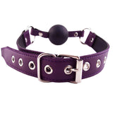 Rouge Garments Ball Gag Purple - Eroticon Ltd