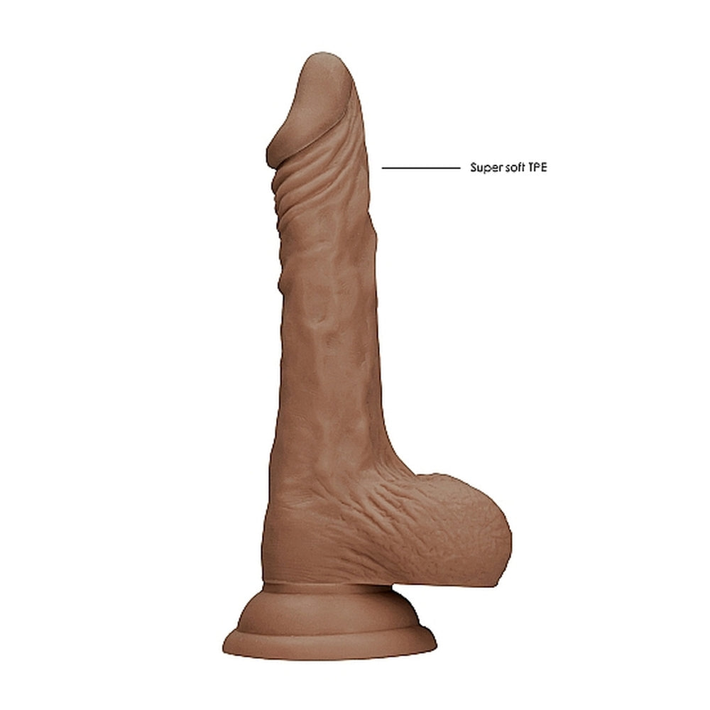 RealRock 7 Inch Dong With Testicles Flesh Tan - Eroticon Ltd