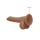 RealRock 7 Inch Dong With Testicles Flesh Tan - Eroticon Ltd