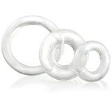 Screaming O RingO x3 Clear Cock Rings - Eroticon Ltd