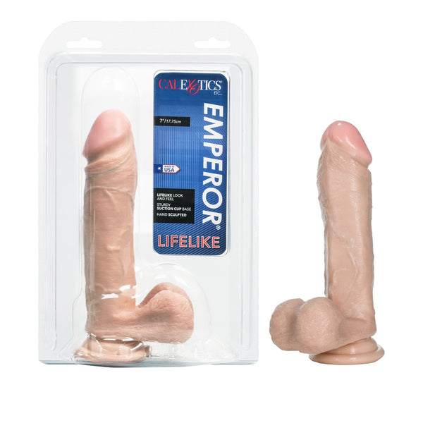 Emperor 7 Inch Life Like Dildo Ivory