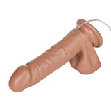 Emperor 6 Inch Life Like Vibrator Flesh Brown - Eroticon Ltd