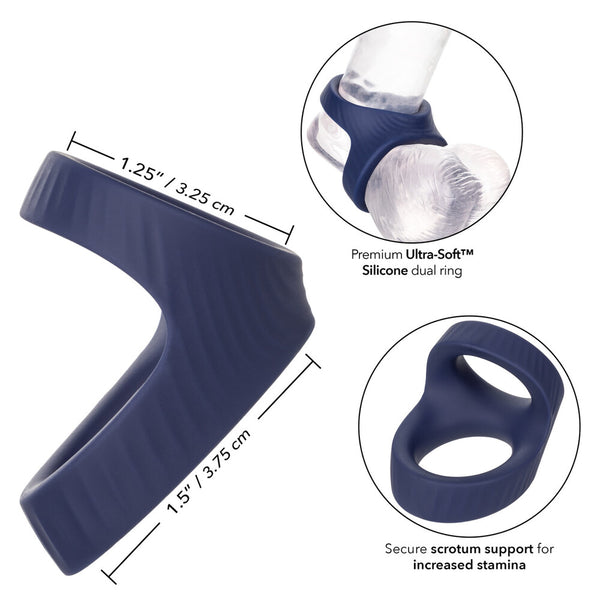 Viceroy Max Dual Silicone Cock Ring - Eroticon Ltd
