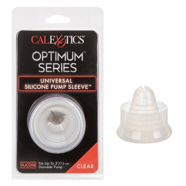Optimum Series Universal Silicone Pump Sleeve Clear - Eroticon Ltd