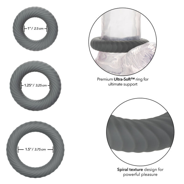 Link Up Ultra Soft Ultimate Cock Ring Set - Eroticon Ltd