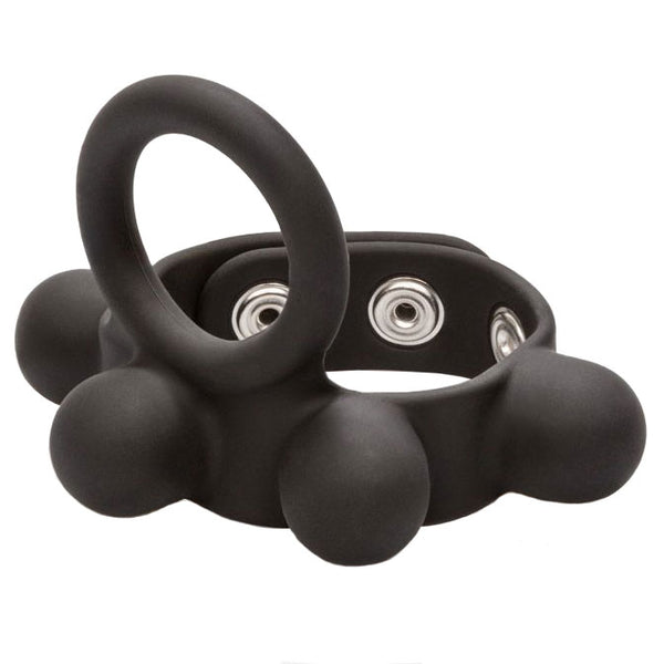 Medium Weighted Penis Ring and Ball Stretcher - Eroticon Ltd