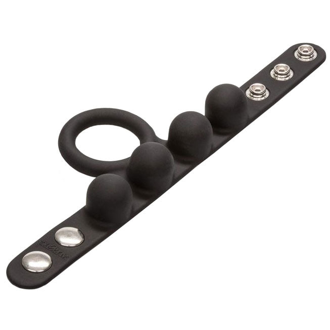 Medium Weighted Penis Ring and Ball Stretcher - Eroticon Ltd