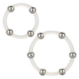 Steel Beaded Silicone Ring Set - Eroticon Ltd