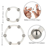 Steel Beaded Silicone Ring Set - Eroticon Ltd