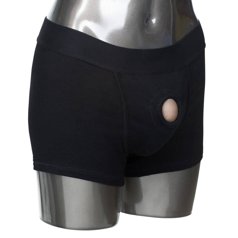 Packer Gear Boxer Harness Black Xtra Small to Small - Eroticon Ltd