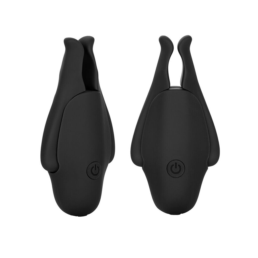Rechargeable Nipplettes Vibrating Nipple Clamps - Eroticon Ltd