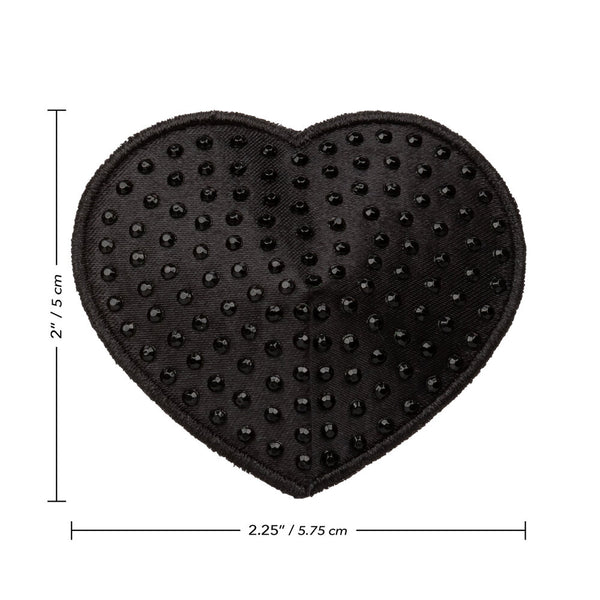 Radiance Black Heart Pasties - Eroticon Ltd