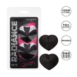 Radiance Black Heart Pasties - Eroticon Ltd