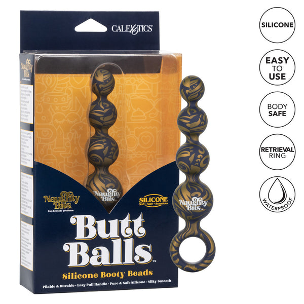 Naughty Bits Butt Balls Silicone Booty Beads - Eroticon Ltd
