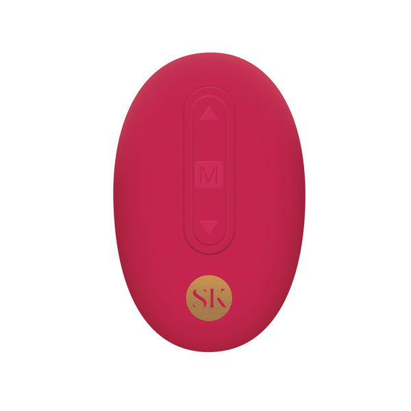 Secret Kisses Remote Floret Vibrating Butt Plug