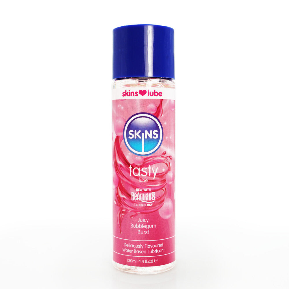 Skins Juicy Bubblegum Blast Waterbased Lubricant 130ml - Eroticon Ltd