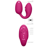 Vive Aika Pulse Wave And Vibrating Love Egg Pink - Eroticon Ltd