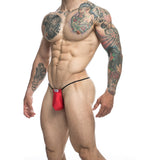 Justin and Simon Classic GString Red - Eroticon Ltd