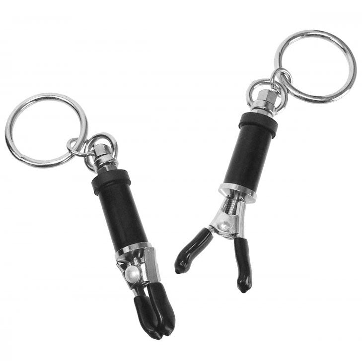 Bondage Ring Barrel Nipple Clamps - Eroticon Ltd