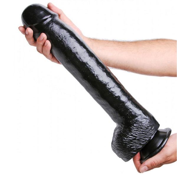 The Black Destroyer Huge Suction Cup Dildo - Eroticon Ltd