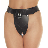 Leather Chastity Brief - Eroticon Ltd