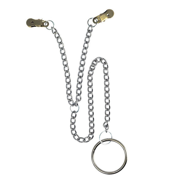 Nipple Clamps With Scrotum Ring - Eroticon Ltd