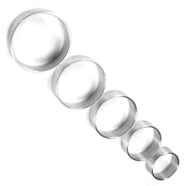 Thin Metal 1.5 inches Diameter Wide Cock Ring - Eroticon Ltd